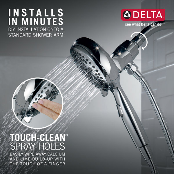 Delta Suredock Full Handheld Shower Head with